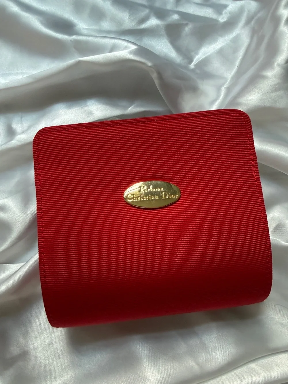 Vintage authentic Perfume Christian Dior bag/pouch